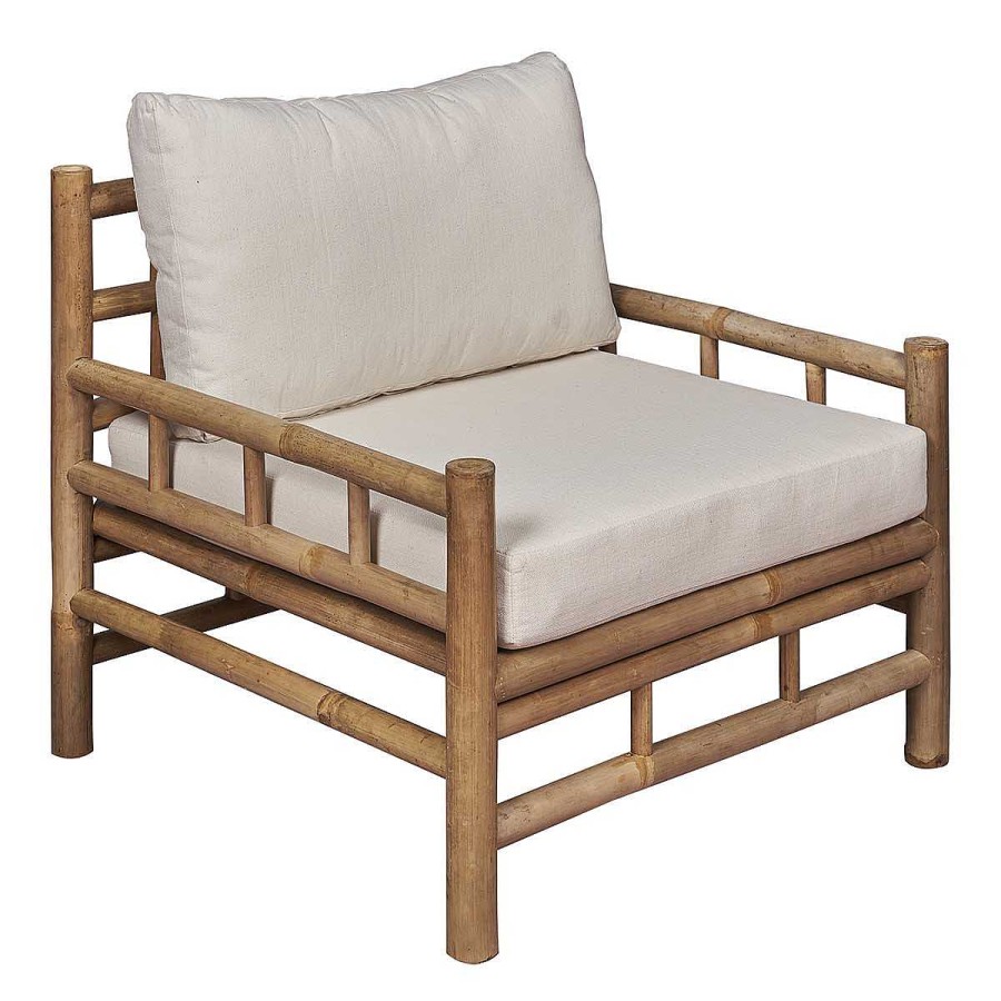 Vintahome Sillon Bamboo 1 Plaza Natural Marina Sillas De Exterior