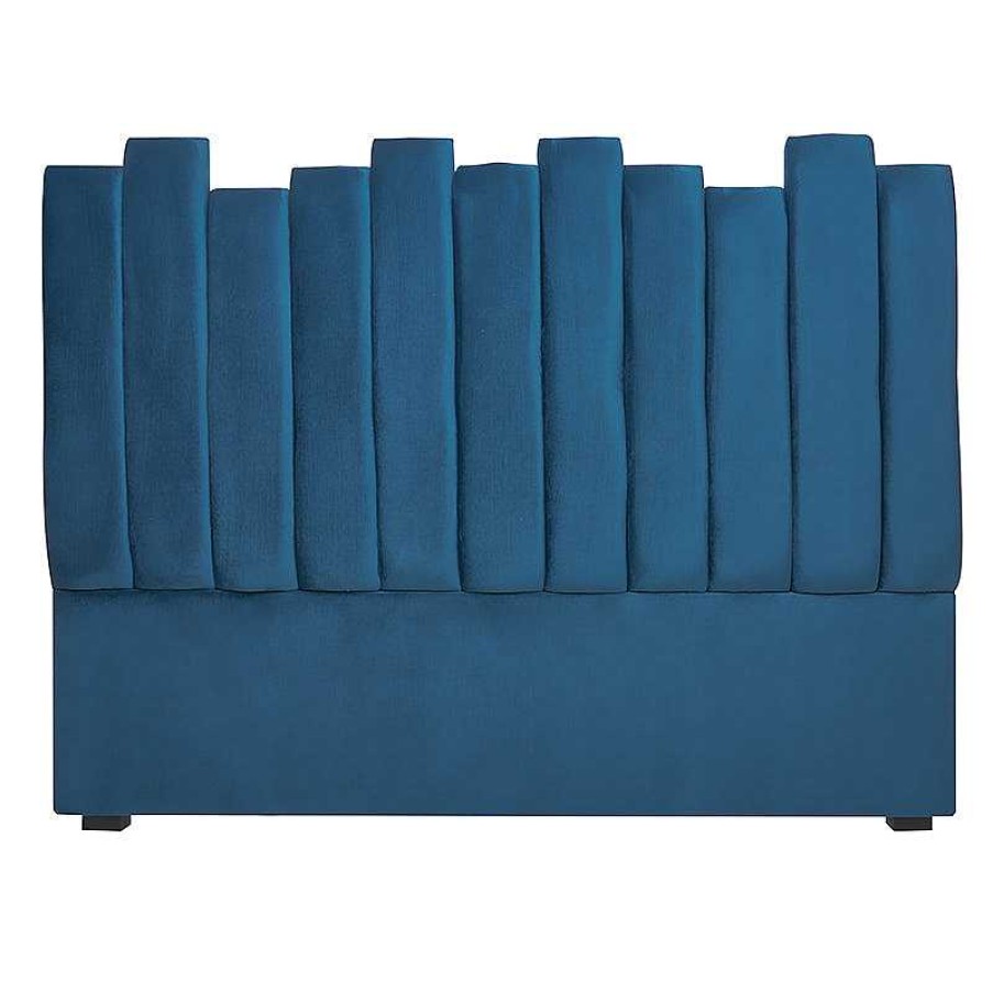 Vintahome Cabecero De Cama 160 Terciopelo Azul Kenya Cabeceros Cama