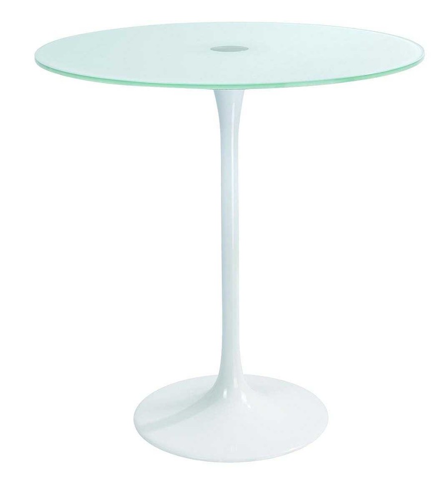 Vintahome Mesa Tulip Cristal 90 Mesas De Comedor