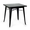 Vintahome Mesa De Comedor Industrial Tolux Acero Negro Mesas Vintage