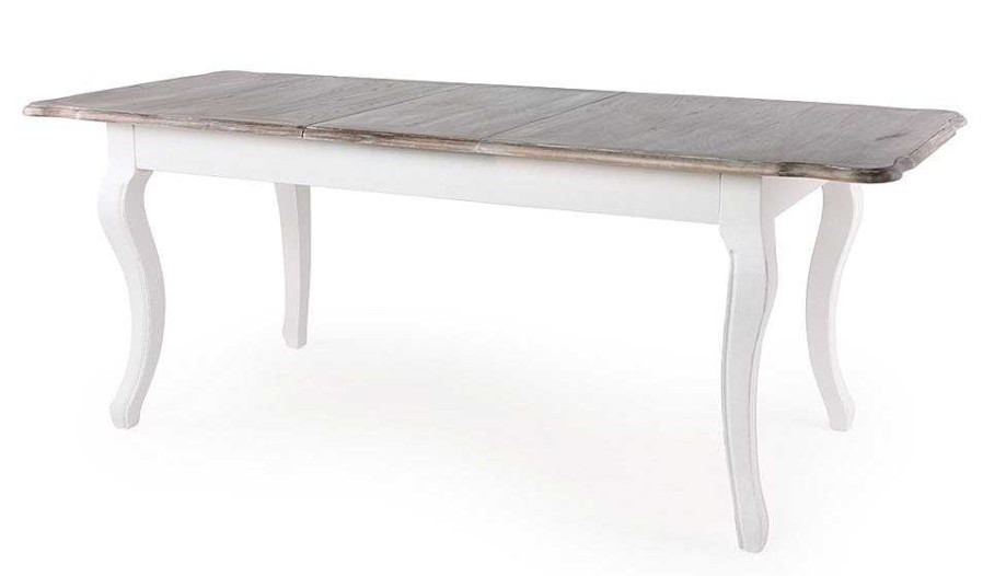 Vintahome Mesa De Comedor Madera Extensible Rectagular 160/200 Cm Camelia Mesas De Comedor