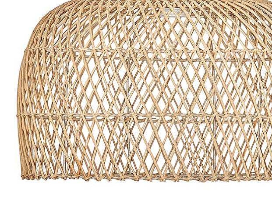 Vintahome L Mpara De Techo Mimbre Natural Trenzado Jolie 39Cm L Mparas De Techo