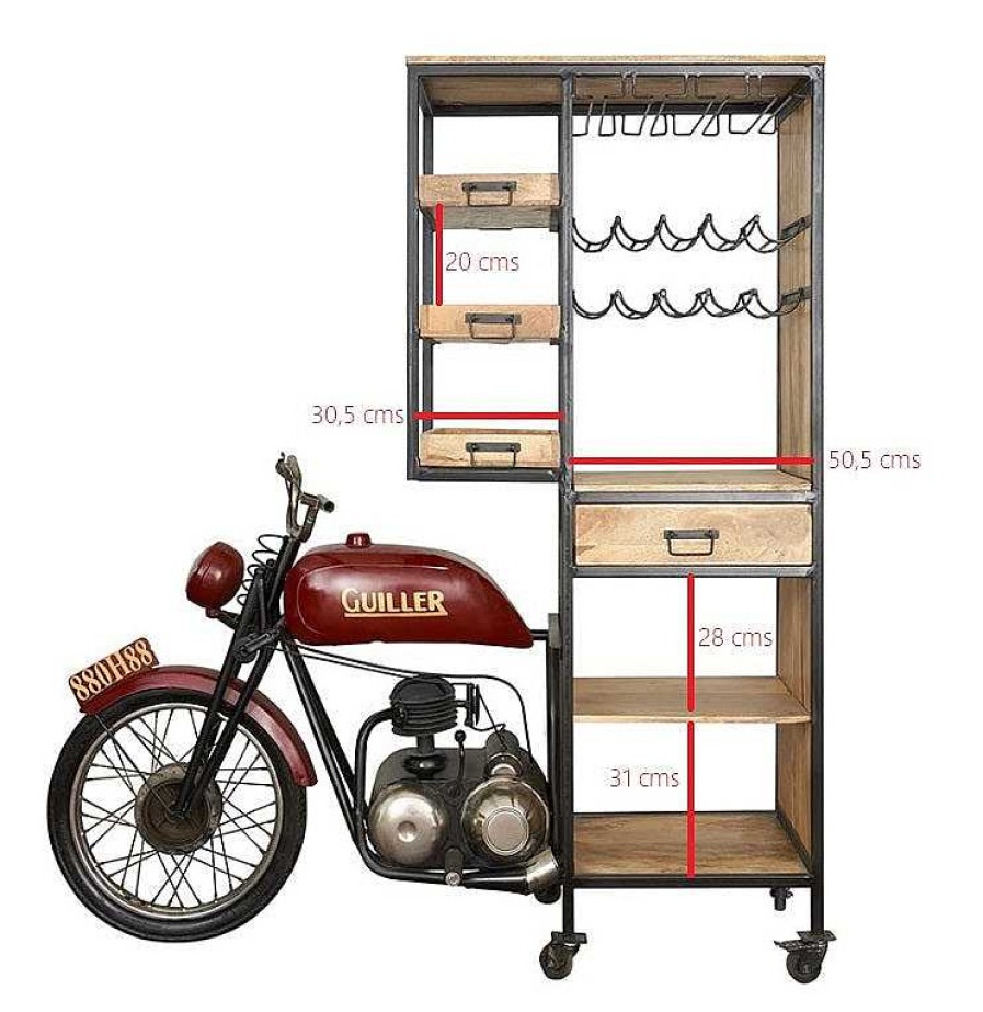 Vintahome Estanter A Botellero Moto Vintage Road Estanterias