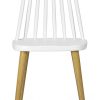 Vintahome Silla Nordica Polipropileno Blanca Sillas De Comedor