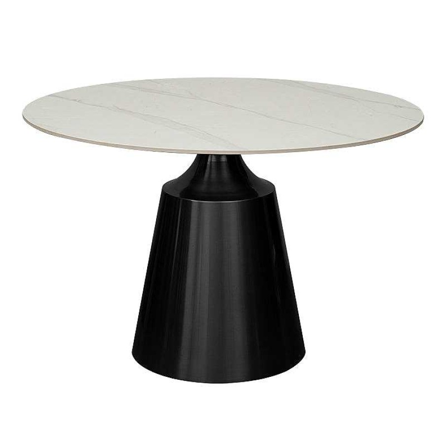 Vintahome Mesa De Comedor 130 Onix Gris Grafito Piedra Sinterizada Mesas De Comedor