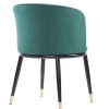 Vintahome Sillon Comedor Terciopelo Enid Verde Sillas De Comedor