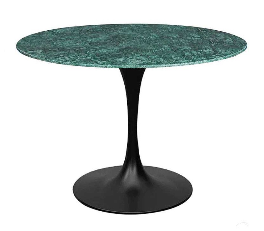 Vintahome Mesa De Comedor Tuli Tapa M Rmol Verde 120Cm Mesas De Bar Y Restaurante