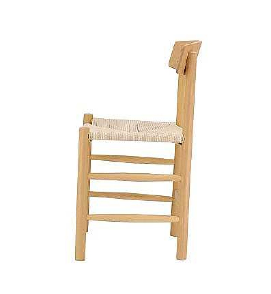 Vintahome Silla De Comedor Madera De Haya Asiento Cuerda Bilma Sillas De Comedor