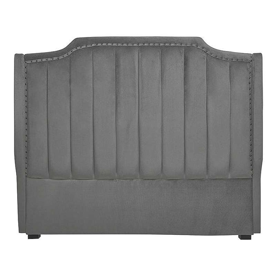 Vintahome Cabecero Cl Sico Terciopelo Gris Milan Cabeceros Cama