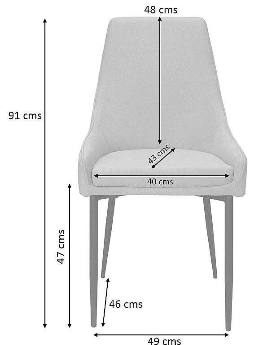 Vintahome Silla De Comedor Metal Negro Tejido Beige Katia Sillas De Comedor