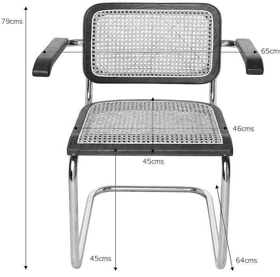 Vintahome Silla De Comedor De Rat N Reposabrazos Talentto Sillas De Comedor