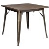 Vintahome Mesa De Comedor Industrial 80X80 Tolux Plegable Mesas Vintage