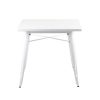 Vintahome Mesa Comedor Tolux Acero Blanco 70X70 Cm Mesas Vintage