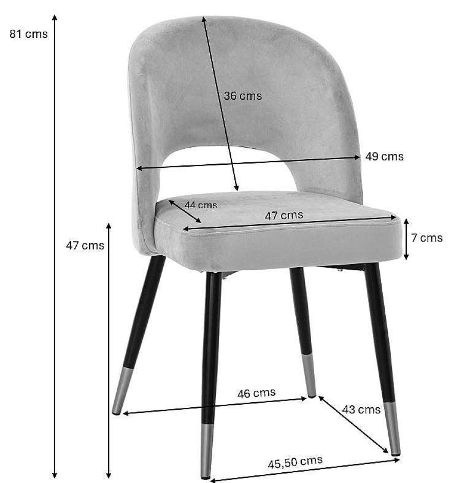 Vintahome Silla De Comedor Terciopelo Mavi Sillas De Comedor