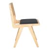 Vintahome Silla De Madera Y Rat N De Comedor Canitt Sillas De Comedor