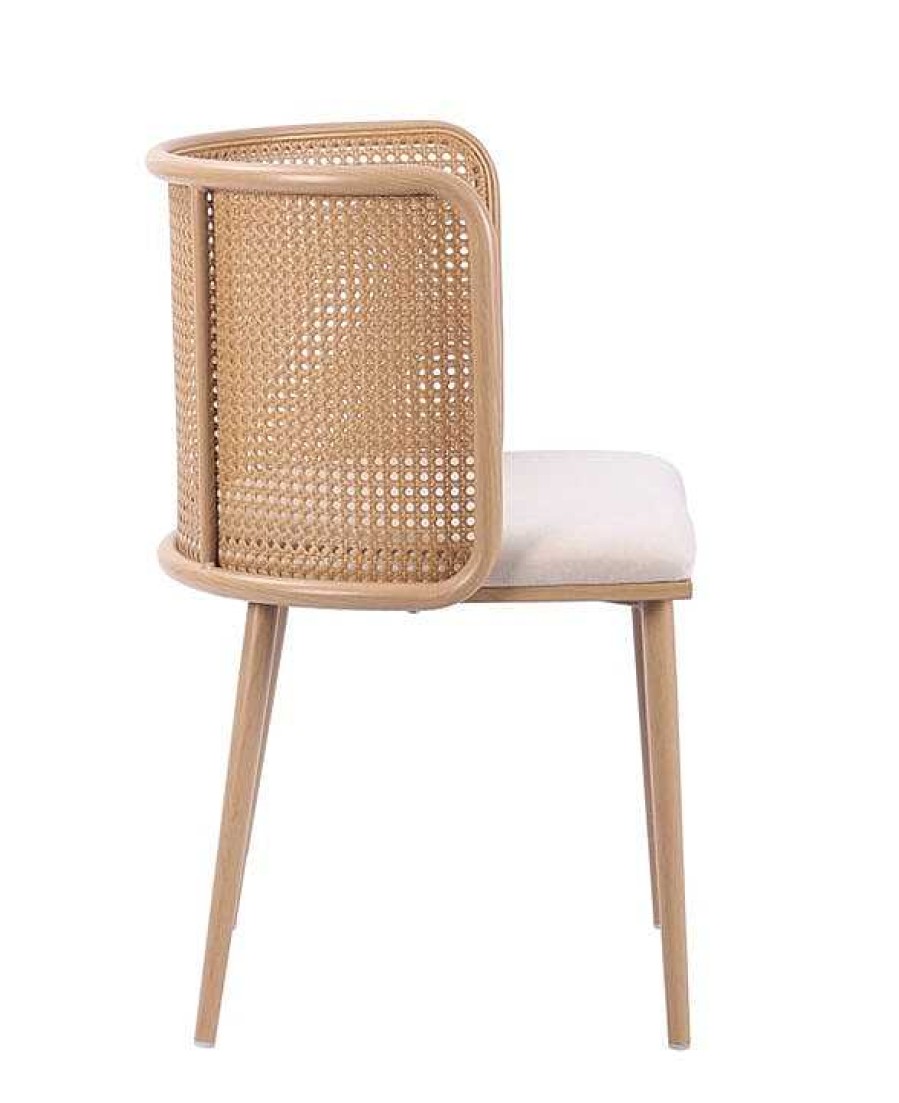 Vintahome Silla De Comedor Rat N Y Tapizado Eloise Natural Sillas De Comedor