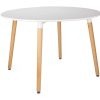 Vintahome Mesa De Comedor Tower 110 Cm Contemporany Round Mesas De Bar Y Restaurante