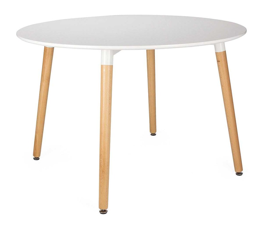 Vintahome Mesa De Comedor Tower 110 Cm Contemporany Round Mesas De Bar Y Restaurante