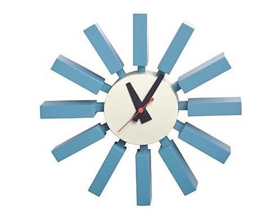 Vintahome Reloj De Pared Pua Azul Relojes