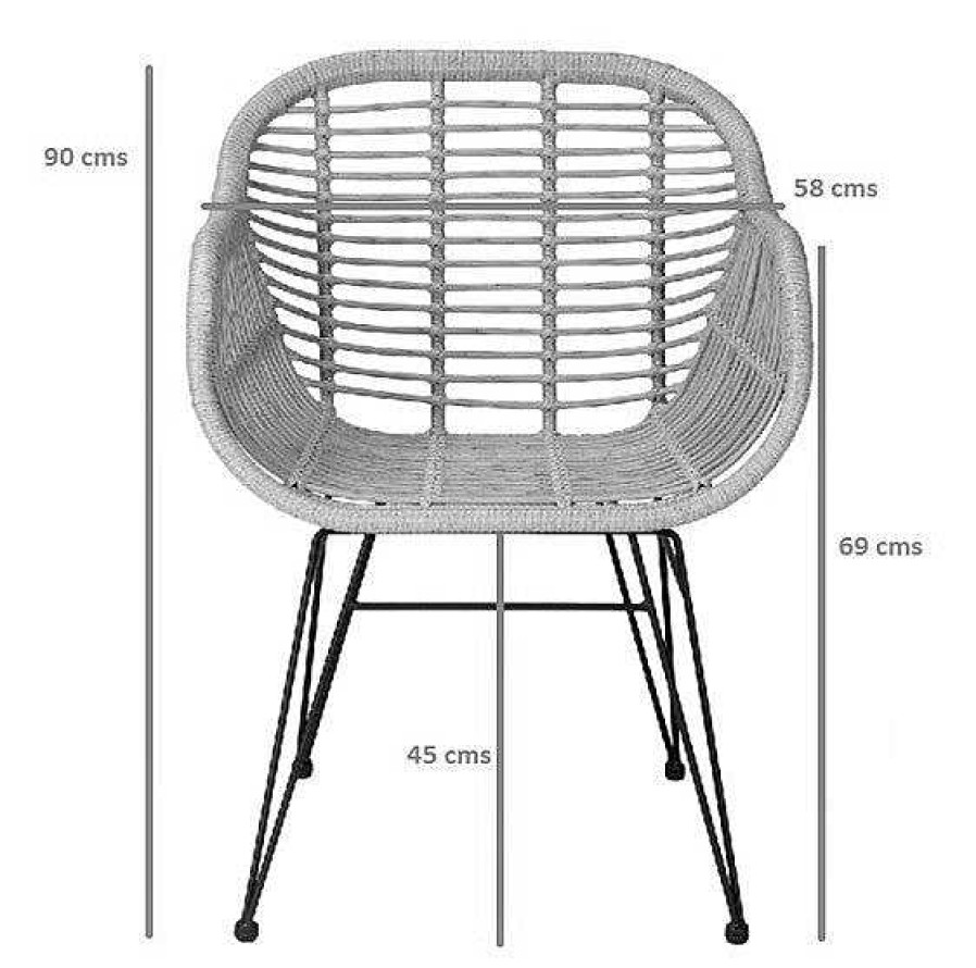 Vintahome Silla Comedor Rat N Natural Feber Sillas De Comedor