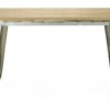 Vintahome Mesa De Comedor Tolux Madera Clara 120 Galvanizada Mesas Vintage