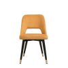 Vintahome Silla De Comedor Zaima Amarillo Sillas De Comedor